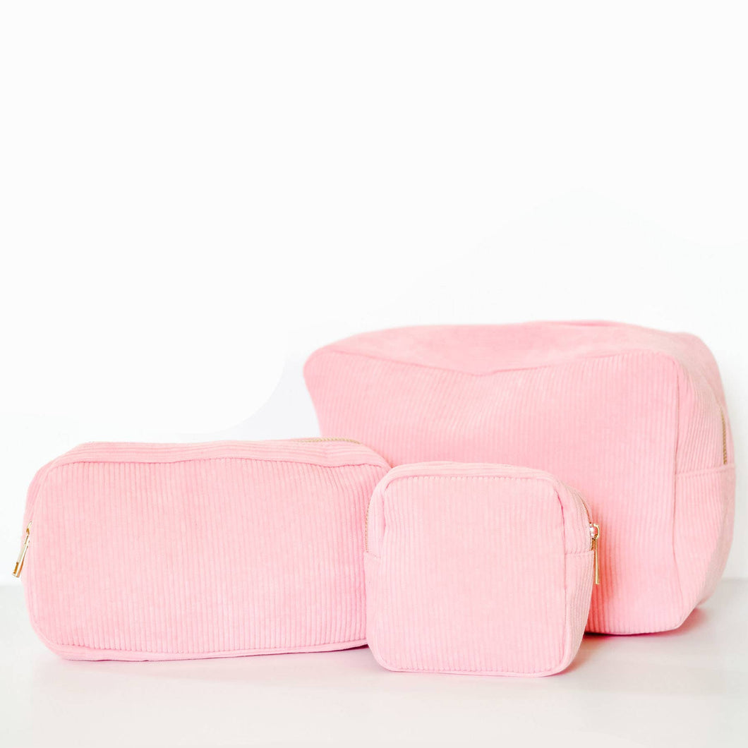 Mugsby - Pink Corduroy Bags